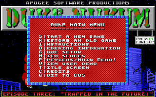 Duke Nukum : Episode 3 Trapped In The Future — sstitle (WOR)