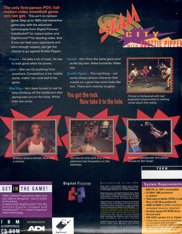 Slam City With Scottie Pippen — box-2D-back (US)