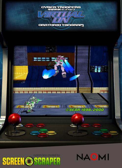 Cyber Troopers Virtual-On: Oratorio Tangram M.S.B.S. Ver. 5.66 — box-2D (SS)