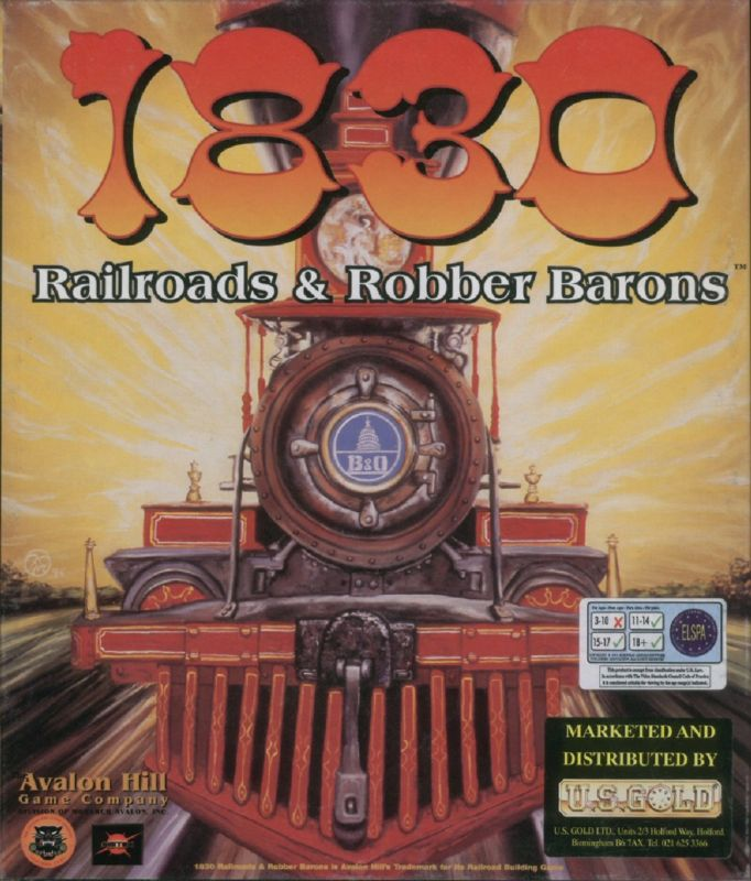 1830 Railroads And Robber Barons — box-2D (EU)
