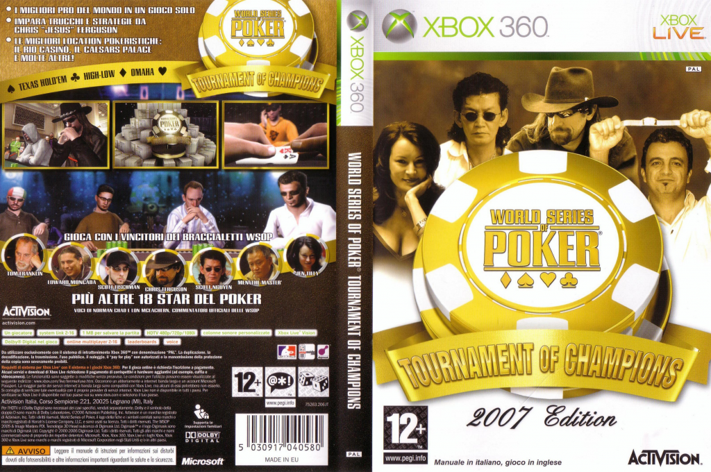 World Series of Poker - Tournament of Champions - 2007 Edition — box-texture (IT)