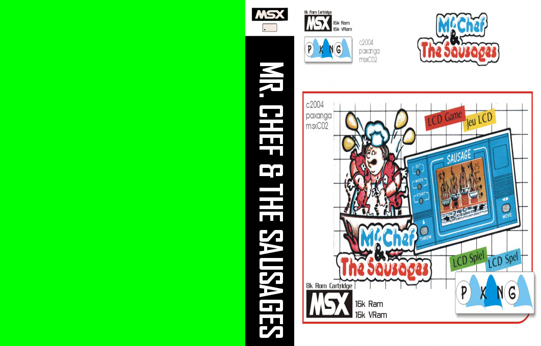 Mr. Chef & The Sausages — box-texture (EU)
