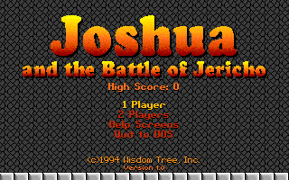 Joshua And The Battle Of Jericho — sstitle (US)