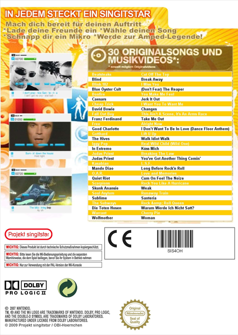 Singitstar Amped — box-2D-back (DE)