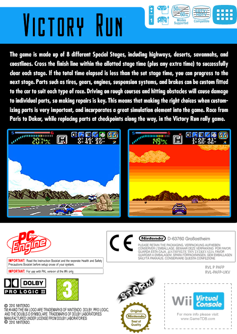 Victory Run — box-2D-back (EU)