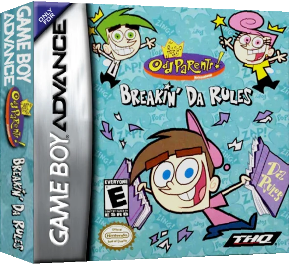 Fairly OddParents!, The - Breakin' da Rules — box-3D (US)