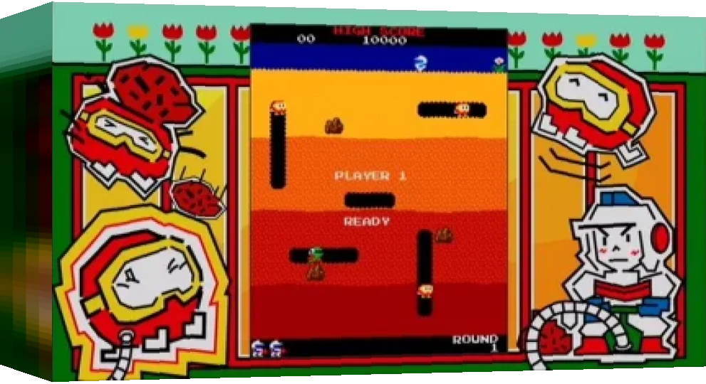 Dig Dug — box-3D (WOR)