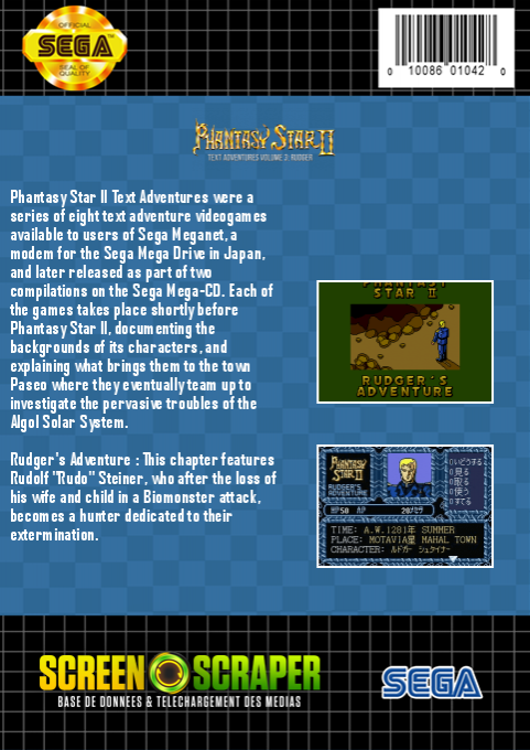 Phantasy Star 2 - Rudger's Adventure — box-2D-back (SS)