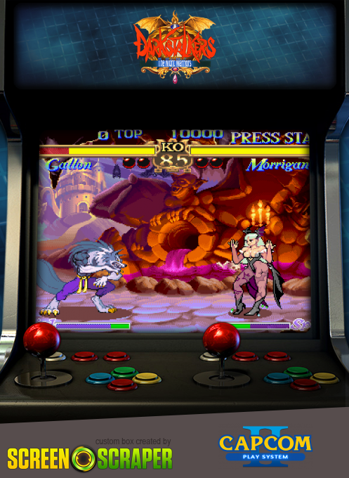 Darkstalkers: The Night Warriors — box-2D (SS)