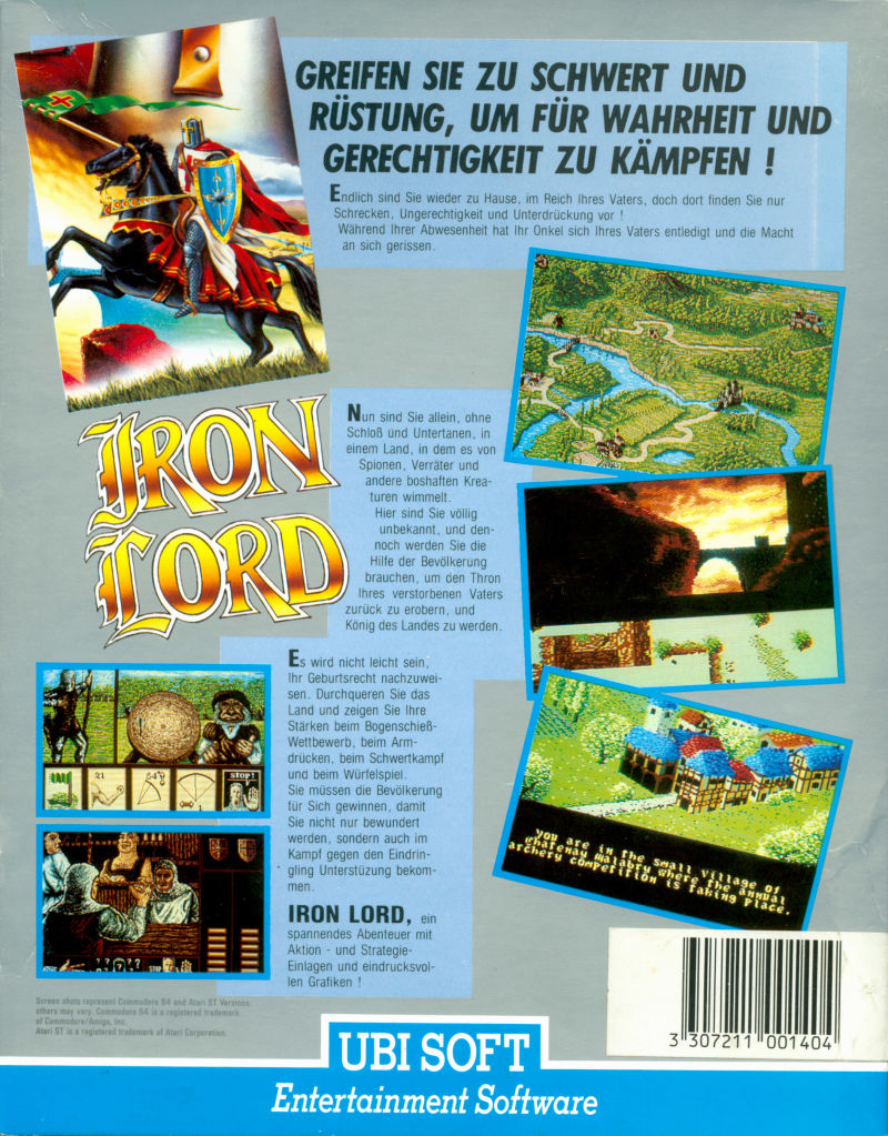 Iron Lord — box-2D-back (DE)
