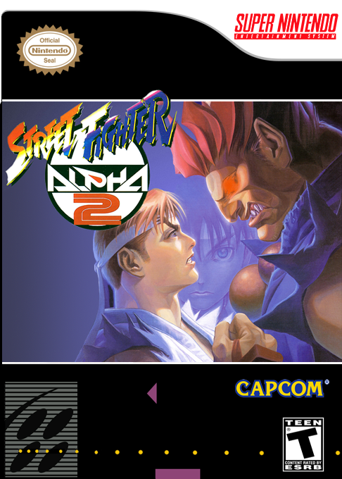 Street Fighter Alpha 2 box art