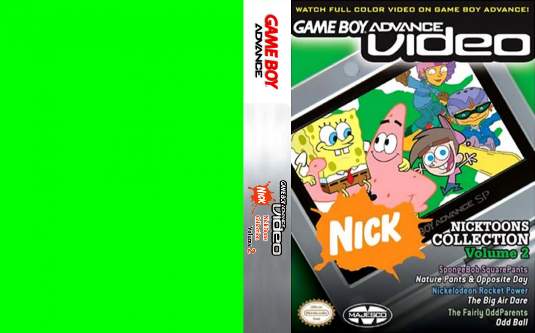 Game Boy Advance Video - Nicktoons Collection - Volume 2 — box-texture (CUS)