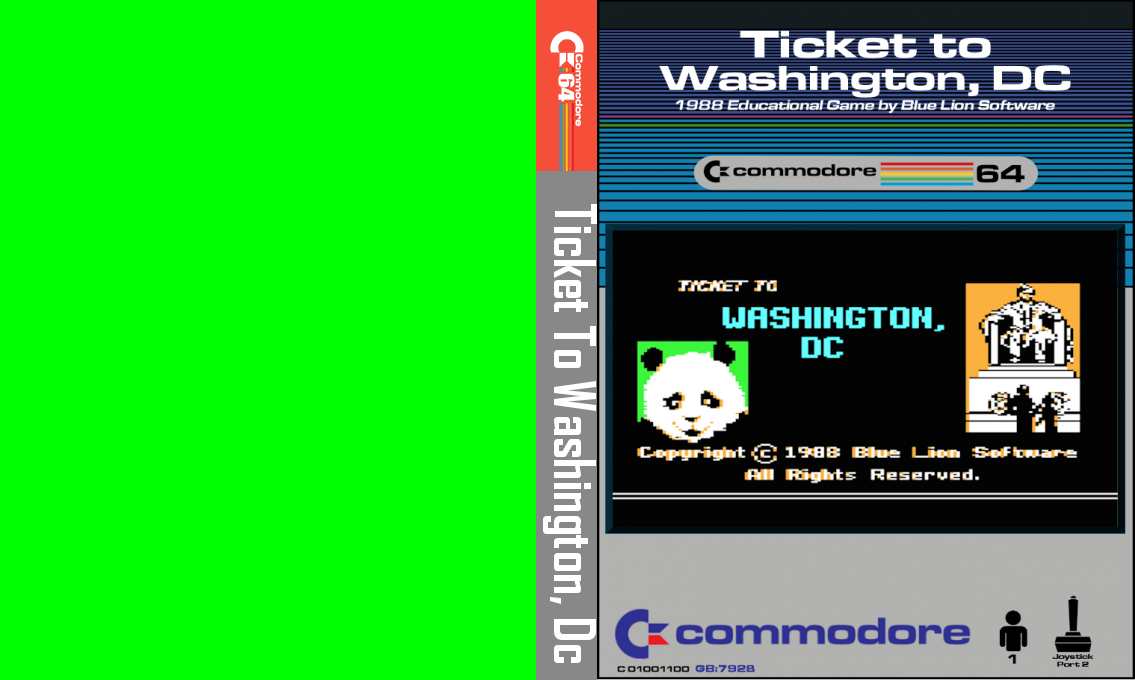 Ticket to Washington, DC — box-texture (CUS)