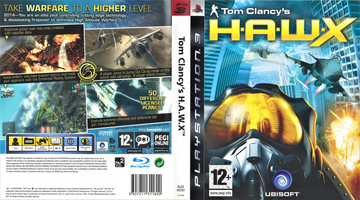 Tom Clancy's H.A.W.X. 2 — box-texture (EU)