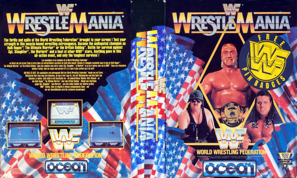 WWF Wrestlemania — box-texture (EU)