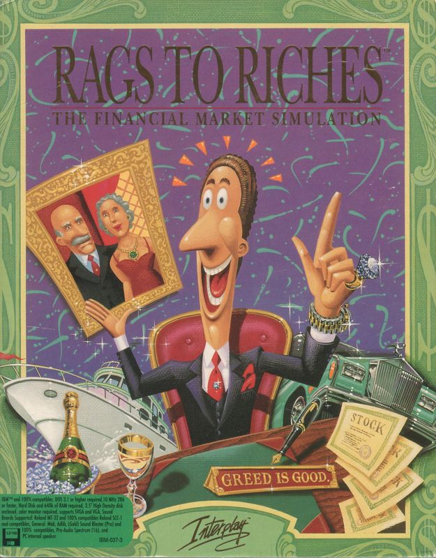 Rags To Riches The Financial Market Simulation box art