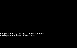 Exploding Fist - Competition Edition — sstitle (WOR)