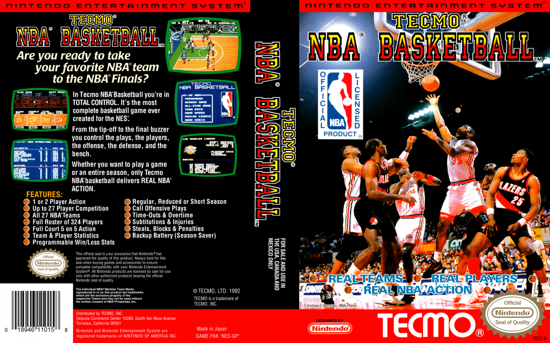 Tecmo Nba Basketball — box-texture (US)