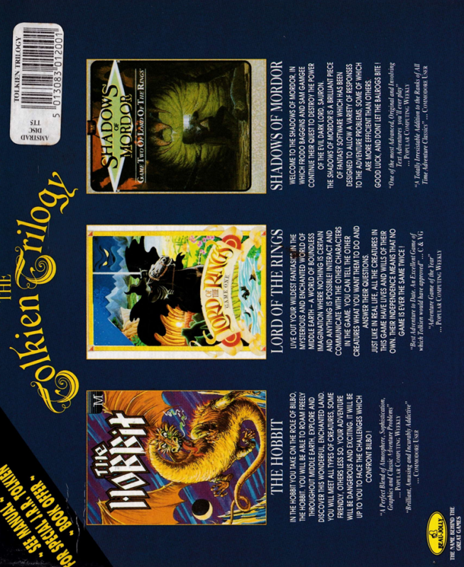 Tolkien Trilogy, The — box-2D-back (EU)