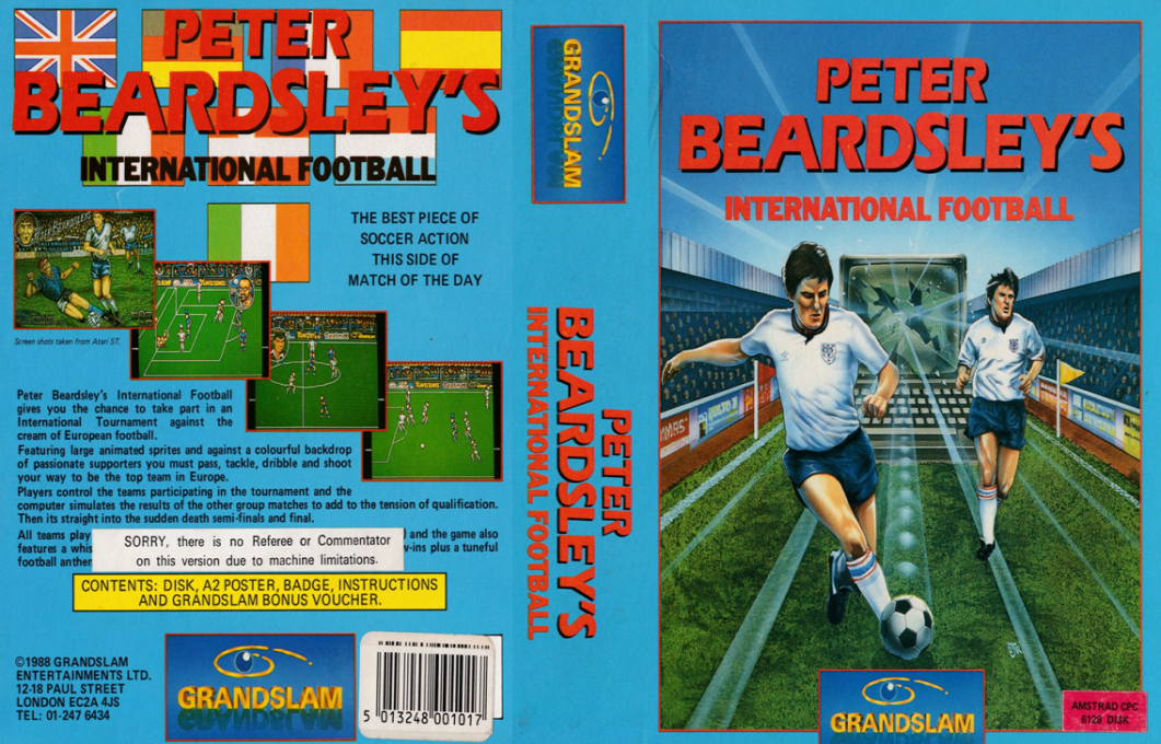 Peter Beardsley's International Football — box-texture (EU)