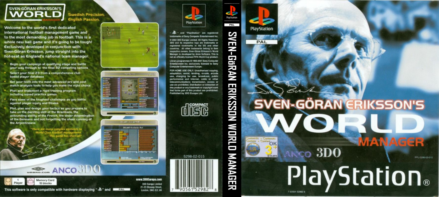 Sven-goran Eriksson World Manager — box-texture (EU)