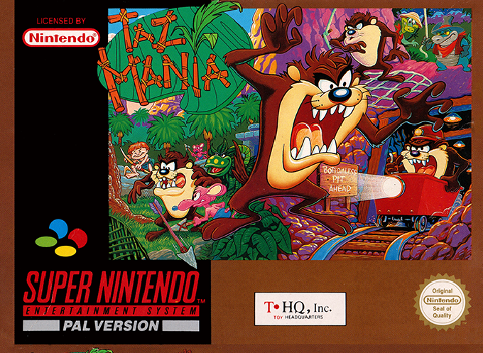 Taz-mania — box-2D (EU)
