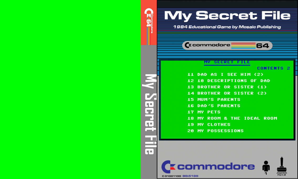 My Secret File — box-texture (CUS)