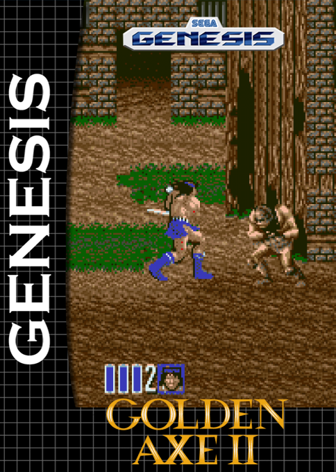 Golden Axe 2 — box-2D (SS)