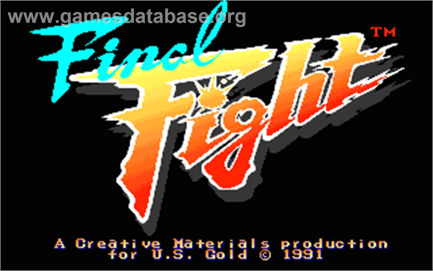 Final Fight — sstitle (EU)
