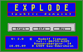Explode — sstitle (EU)