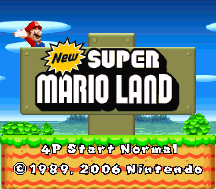 New Super Mario Land — sstitle (WOR)