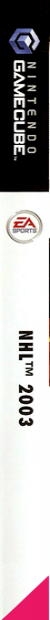 NHL 2003 — box-2D-side (FR)
