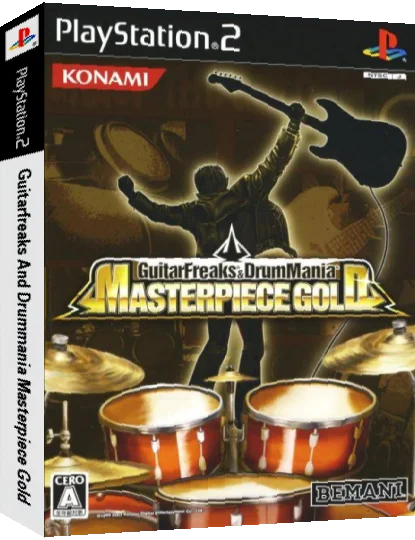GuitarFreaks & DrumMania Masterpiece Gold — box-3D (JP)