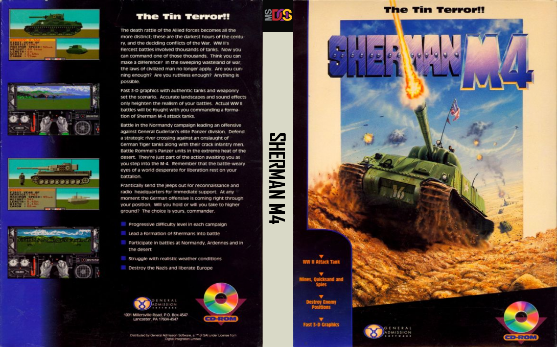 Sherman M4 — box-texture (US)