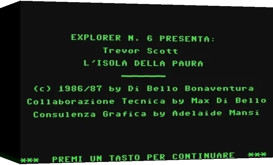 Trevor Scott - Isola Della Paura, L' — box-3D (WOR)