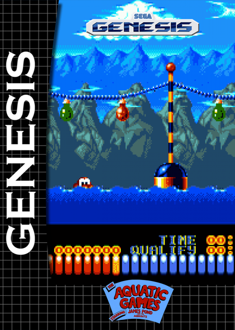 Aquatic Games Starring James Pond And The Aquabats The — box-2D (SS)