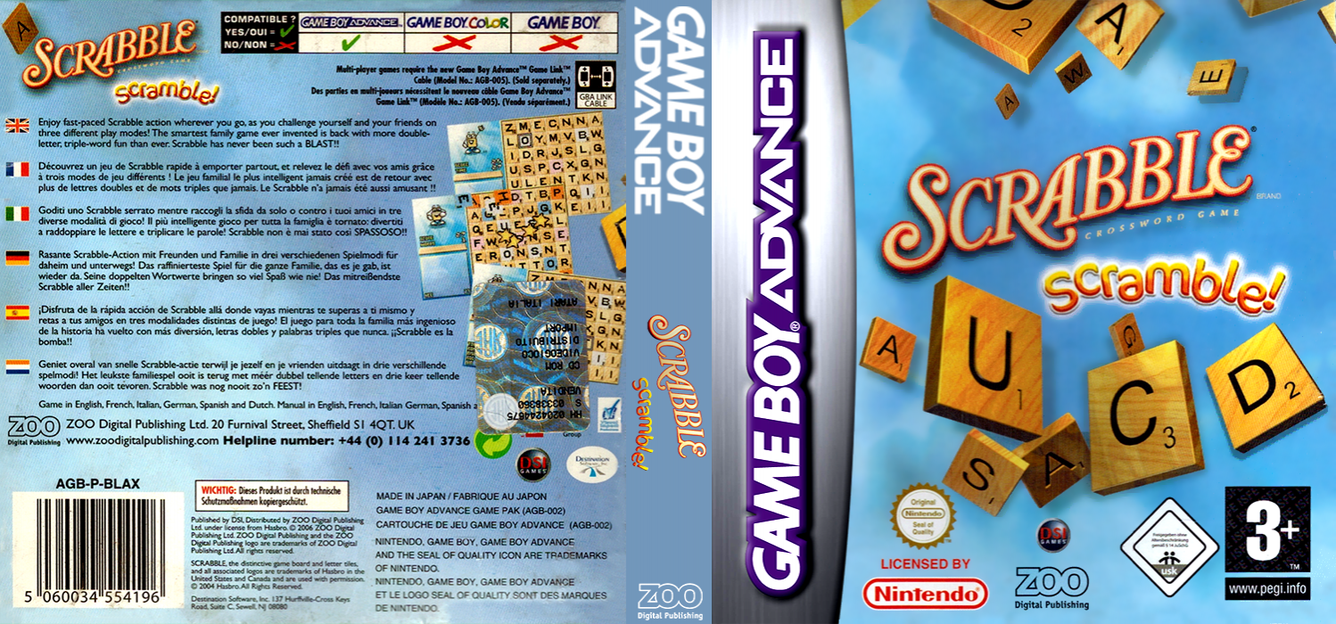 Scrabble Scramble! — box-texture (EU)