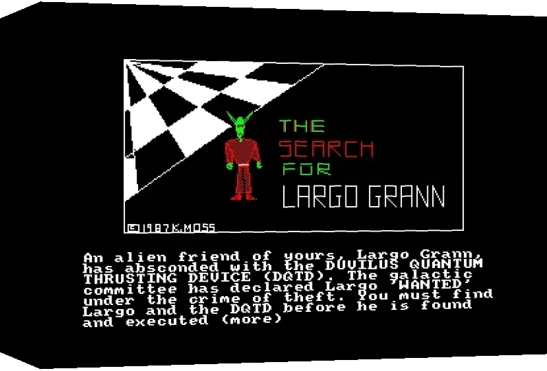 Search For Largo Grann, The — box-3D (WOR)