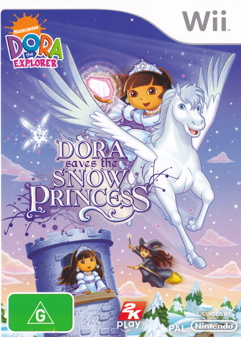 Nickelodeon Dora the Explorer - Dora Saves the Snow Princess — box-2D (AU)