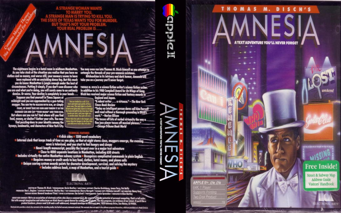 Amnesia — box-texture (US)