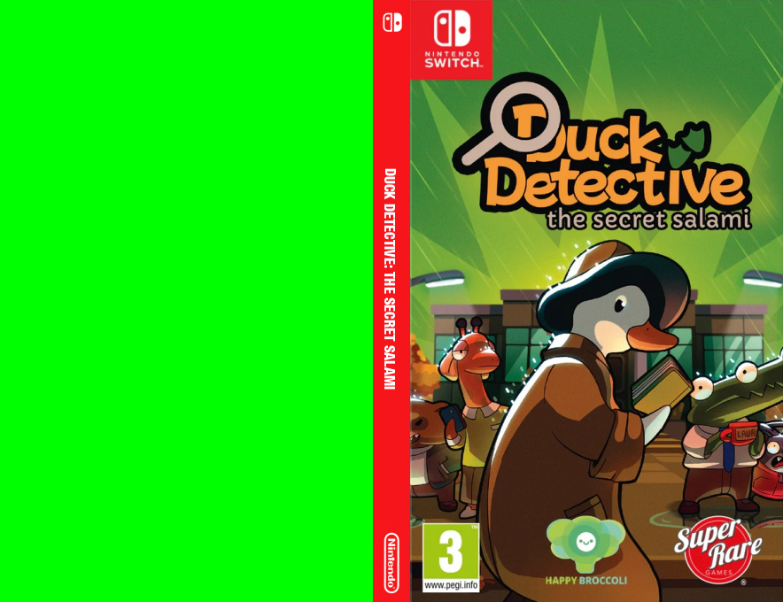 Duck Detective - The Secret Salami — box-texture (EU)