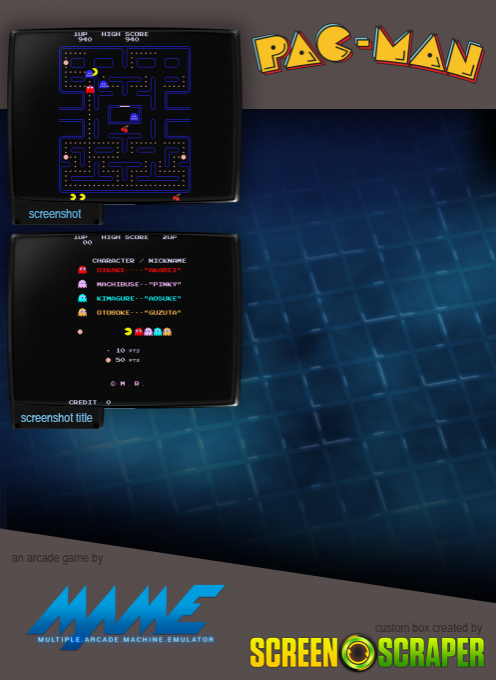 Pac-Man — box-2D-back (SS)