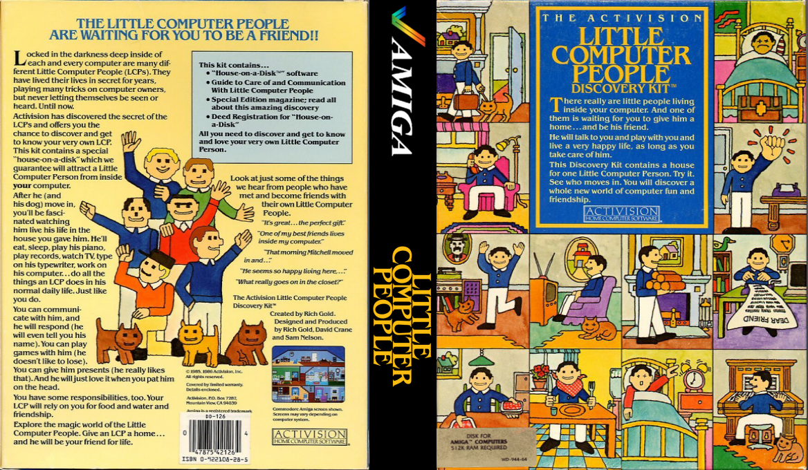 Little Computer People — box-texture (EU)