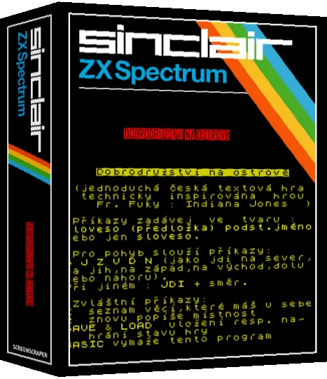 Dobrodružství na ostrově — box-3D (SS)