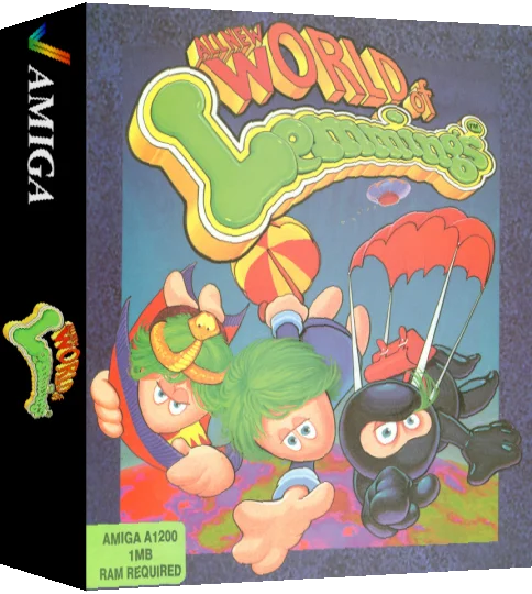 All New World of Lemmings — box-3D (WOR)