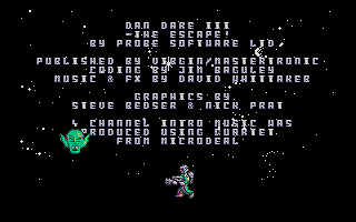 Dan Dare 3 - The Escape — sstitle (EU)