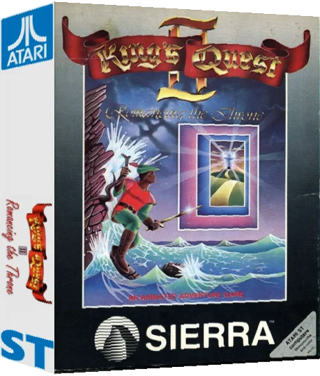 King's Quest 2 - Romancing The Throne — box-3D (EU)