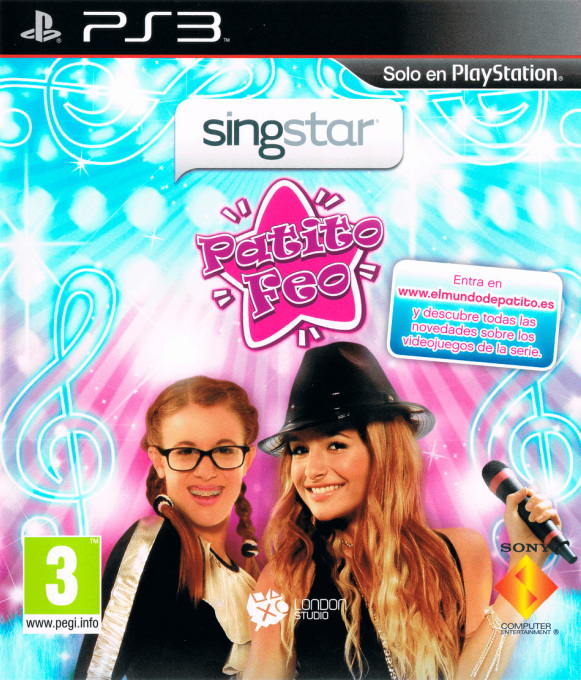 SingStar Patito Feo box art