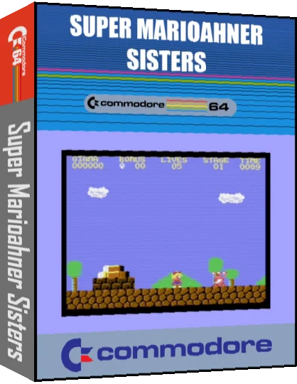 Super Marioahner Sisters — box-3D (CUS)