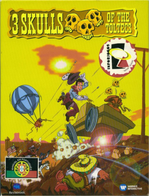 3 Skulls Of The Toltecs — box-2D (PT)